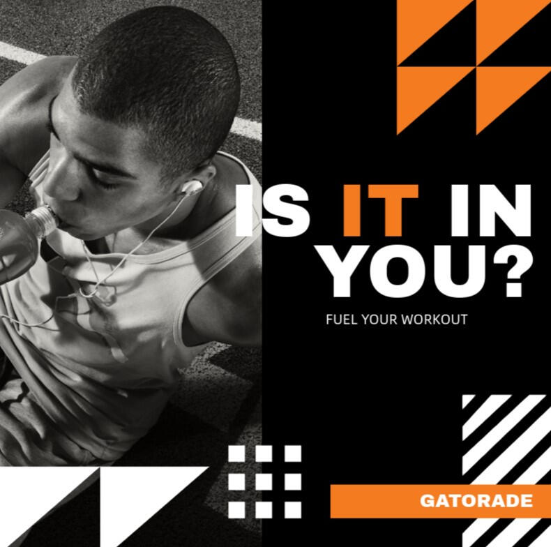 Gatorade Advertisement Post